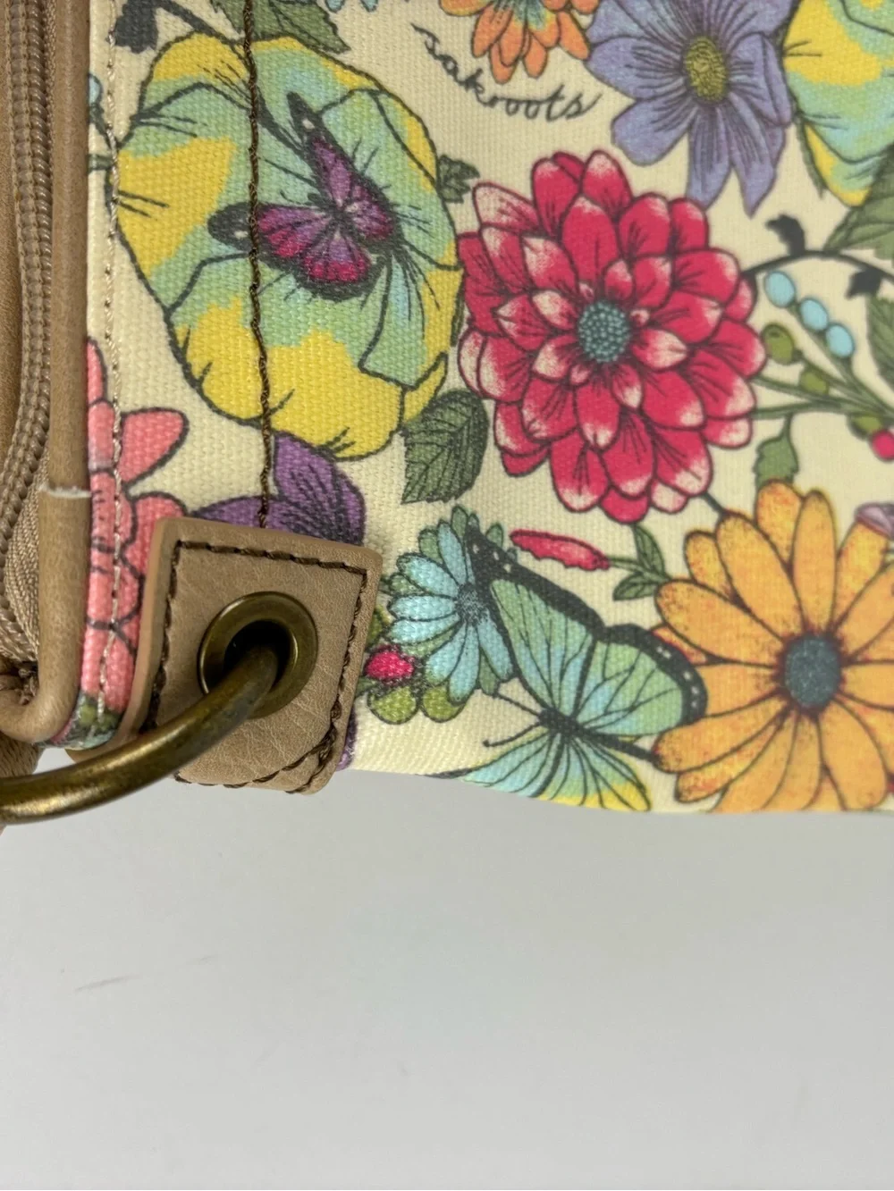 Sakroots Crossbody Bag-Colorful Floral Print-EUC